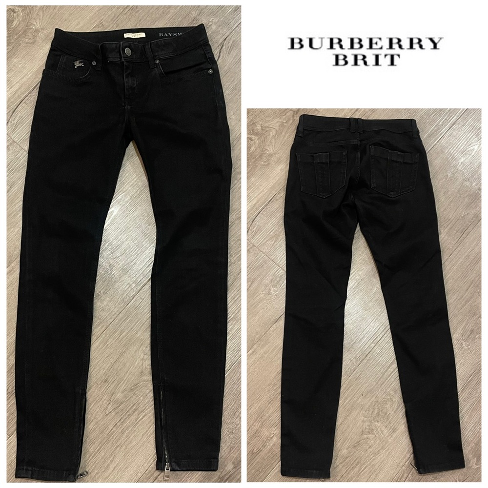 Burberry Brit Bayswater Skinny Ankle Jeans in Black